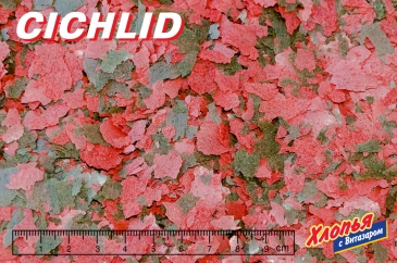 ЦИХЛИД хлопья (flake) основной корм для мелких хищников и цихлид (МЕШОК 15 кг) 911292